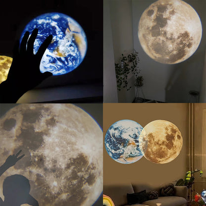 Moon Earth Projection LED Lamp 3