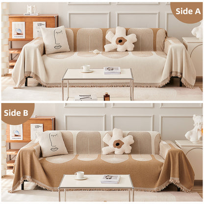 Double Sided Chenille Sofa Cover 3