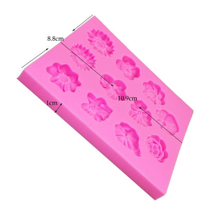 Flowers Shape Silicon Mold Cake Border 3