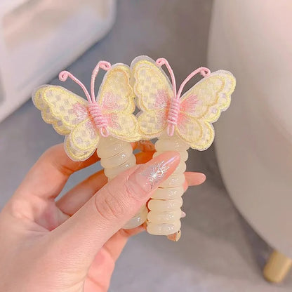 Butterfly Telephone Wire Hair Bands 3