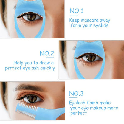 3 in 1 Eyelashes Tools Mascara Shield Applicator Guard (2PCs) 3