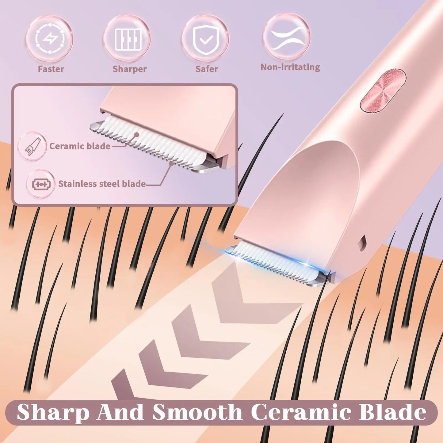2 in 1 Dual Comfort Bikini Hair Trimmer 3