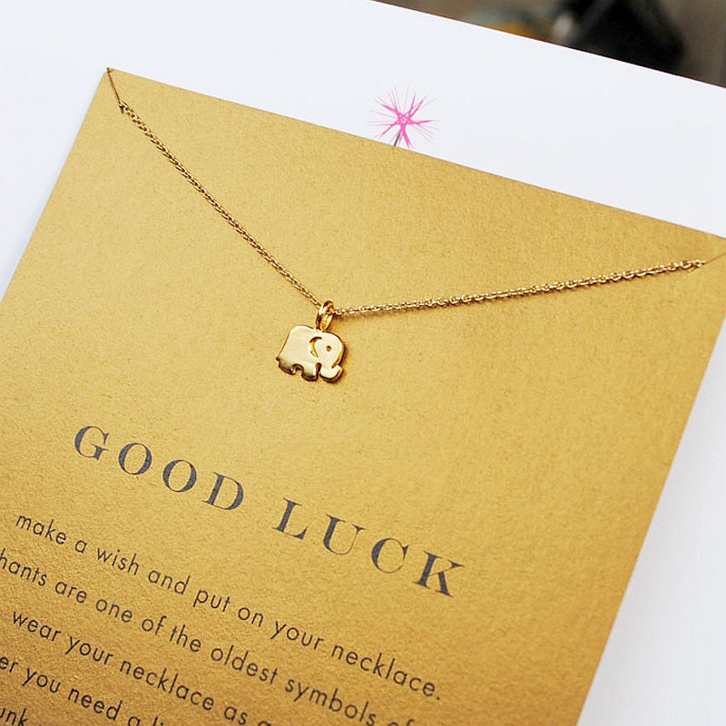 Good Luck Elephant Pendant Necklace 3