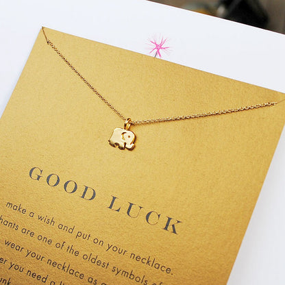 Good Luck Elephant Pendant Necklace 3