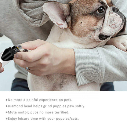 Premium Rechargeable Painless Pet’s Nail Grinder 3