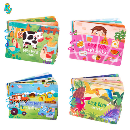 Montessori Busy Book for Kids 3