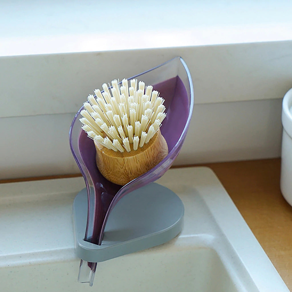 Creative Leaf Shape Detachable Soap Box 3