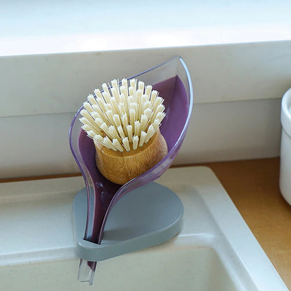Creative Leaf Shape Detachable Soap Box 3