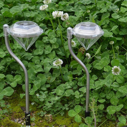 4PCS DIAMOND SOLAR GARDEN LIGHTS 3