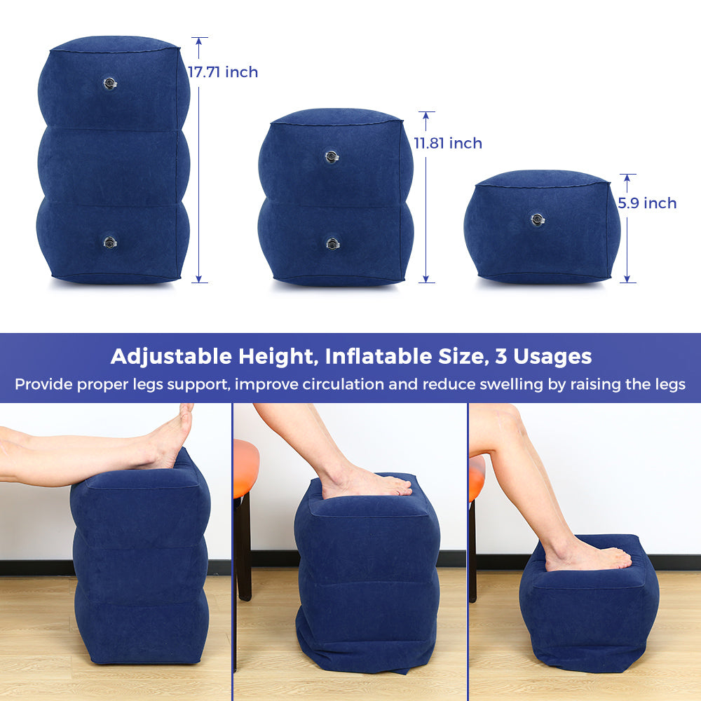 Inflatable Ottoman Foot Rest 3