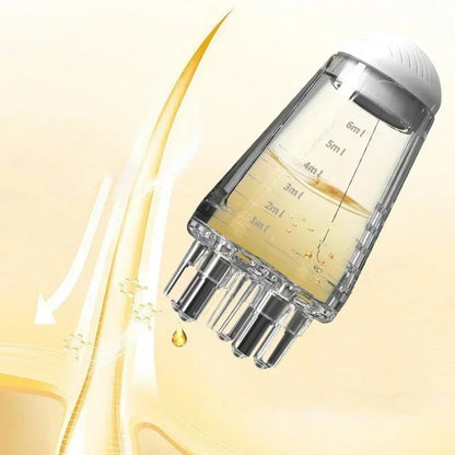Hexagon Head Oil Applicator Comb Ball Massage Relaxation 3