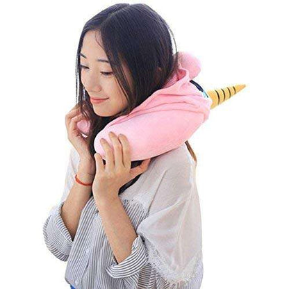 Hooded Unicorn Neck Pillow 3
