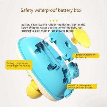 Cute Duck Bathtub Boat Toy – Interactive Water Spray with 3 Emotional Duck Characters for Toddlers 3