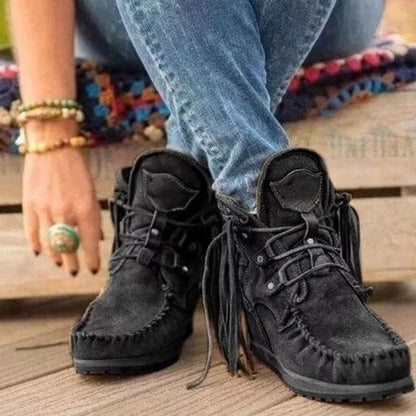 Suede Retro Ankle Boots 3