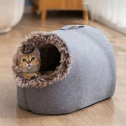 Winter Warm Pet Cave Bed 3