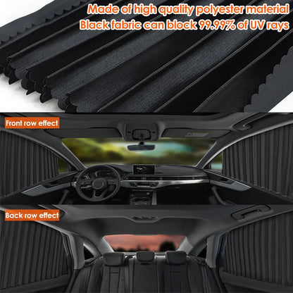 Magnetic Car Sunshade Window Curtain 3