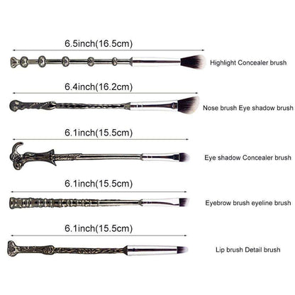 Wizard Wand Make-Up Brushes 3