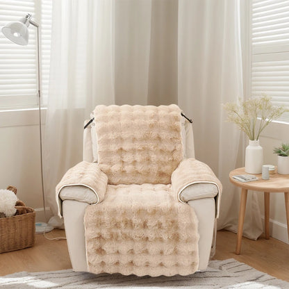 Soft Plush Recliner Cover 3