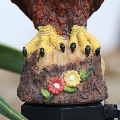 Eagle Figure Garden Solar Post 3