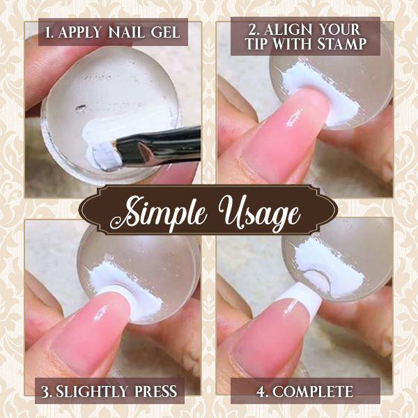 Nailtip styling Nail Art Jelly Stamp 3