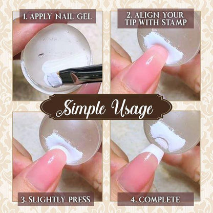 Nailtip styling Nail Art Jelly Stamp 3