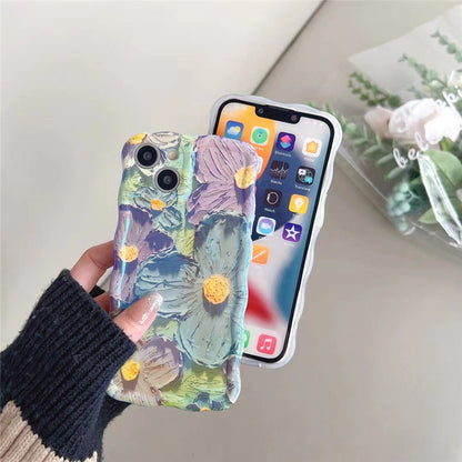 iPhone Colorful Oil Painting Exquisite Phone Case 3
