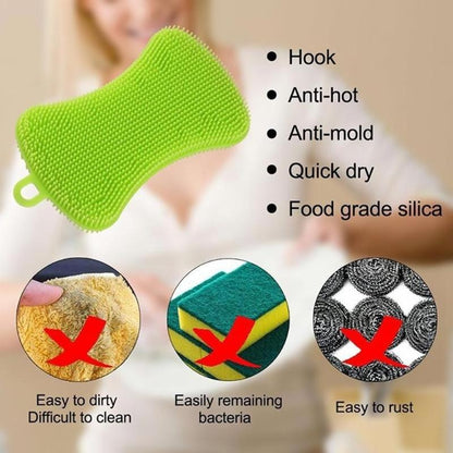 Antibacterial Cleaning Sponge 4PCS 3