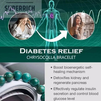 Diabetes Relief Chrysocolla Bracelet 3