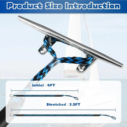 Heavy-Duty Bungee Dock Lines 3