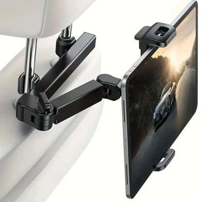 Telescopic 360° Rotating Car Headrest Phone & Tablet Holder 3