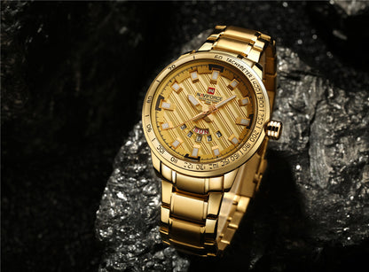 NAVIFORCE®™ LUXURY Golden Watch 3