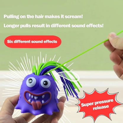 Funny Hair-Pulling Screaming Monster Toy 3