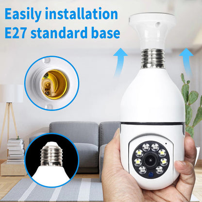 E27 Bulb Wireless 360 Security Camera 3