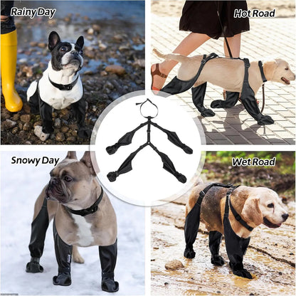 Waterproof Adjustable Suspended Dog Boots 3