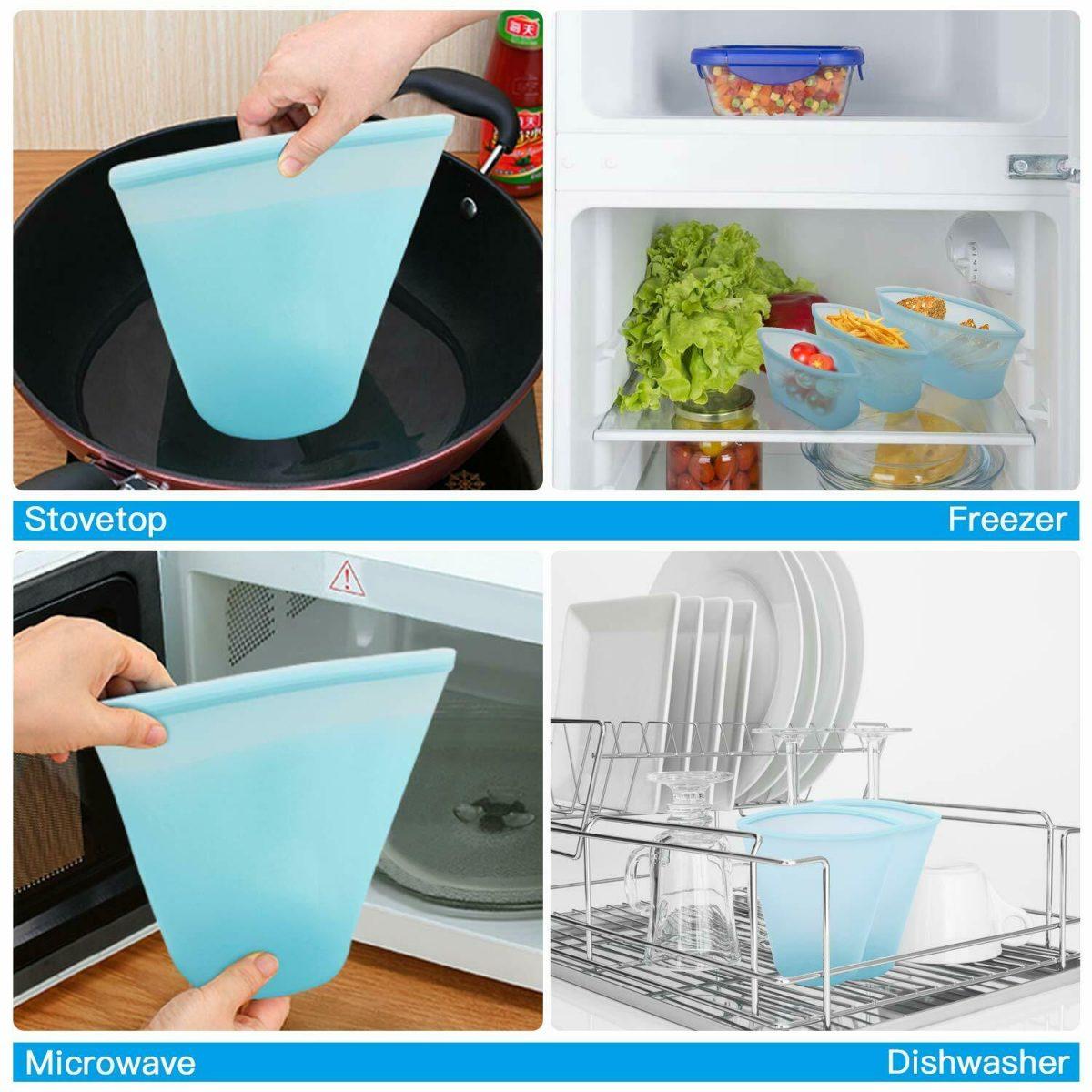 Leakproof Containers Stand Up 3