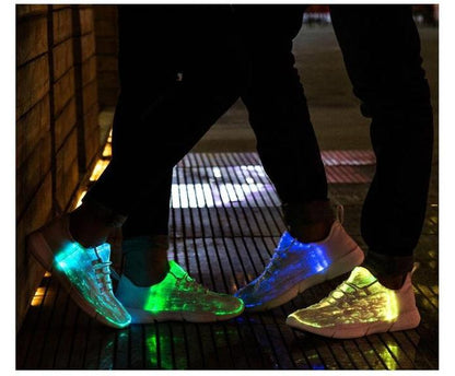 Light-up Luminous Fiber Optic Shoes 3