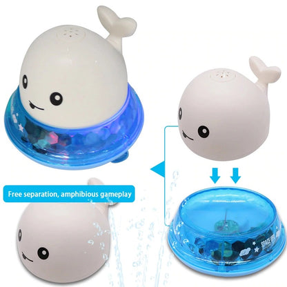 SPRINKLER WHALE BATH TOY WITH LED LIGHTS 3
