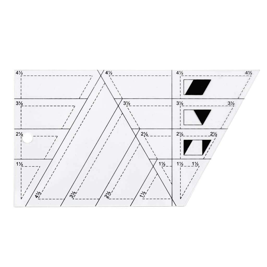 Creative Patchwork Quilting Rulers - 5Pcs 3