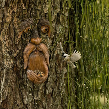Tree Face Bird Feeder 3