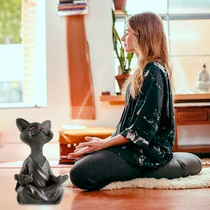 Happy Buddha Cat 3