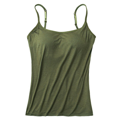 Tank Top Camisole With Built-in Bra 3
