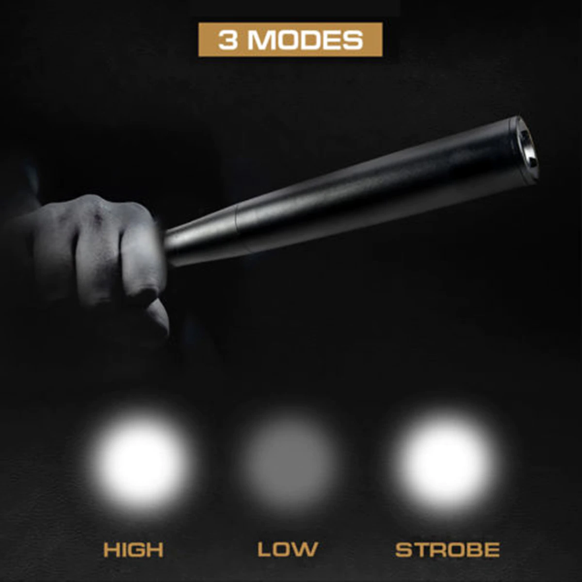 Self-Defense Baseball Bat Flashlight 3