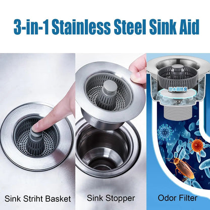 Kitchen Sink Odor Filter 3