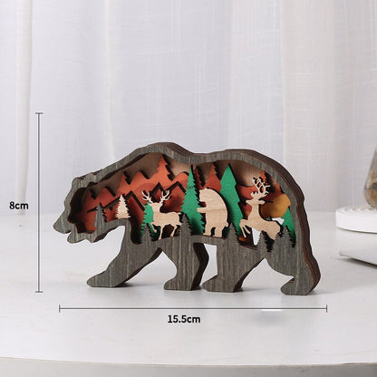 Wooden Animal Ornaments 3