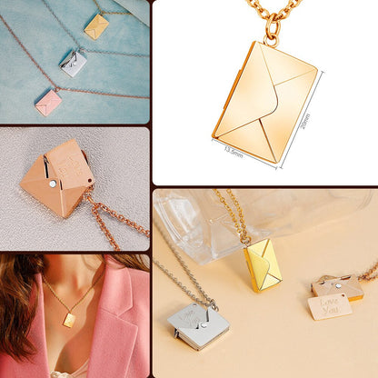 Love Letter Envelope Pendant Necklace 3