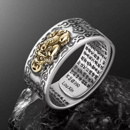 Feng Shui Pixiu Mantra Ring 3