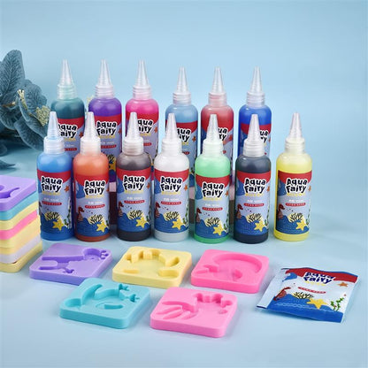 Children's DIY Aqua Fairy Marine Life 6 Shapes Mold Water elf Set 3