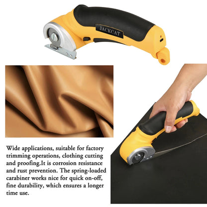 Electric Rotary Cutter – Cuts Thick Cloth, Leather, Paperboard & Plastic with Precision 3