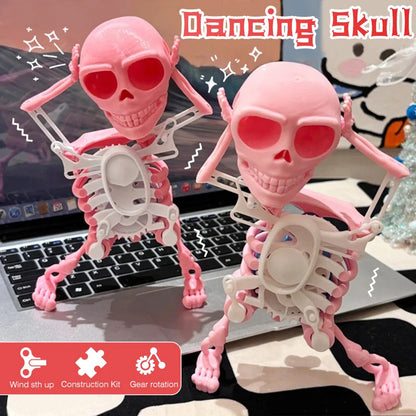 Dancing and Swinging 3D Skull Toy 3