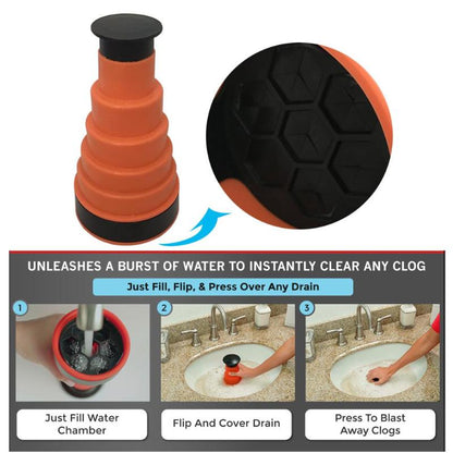 Sink Blaster Drain Unclogging Tool 3